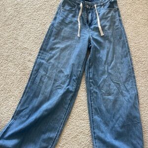Gap Pull On Baggy Wide Leg Jeans